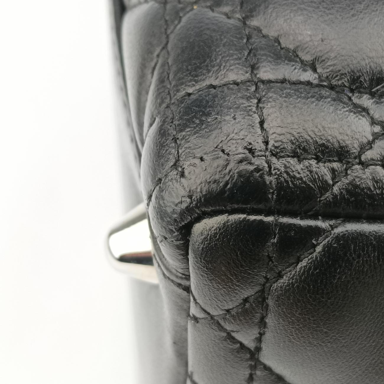 Secondhand Christian Dior Lady Dior Black lambskin  handbag | stylenewstar