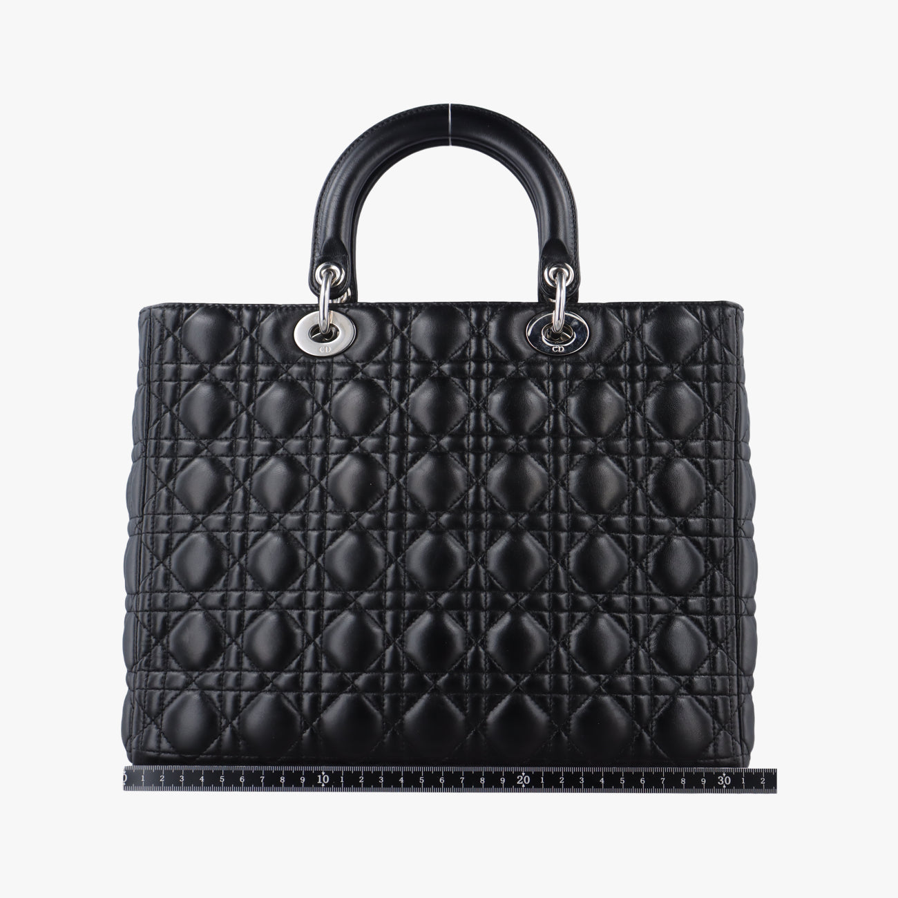 Secondhand Christian Dior Lady Dior Black lambskin  handbag | stylenewstar