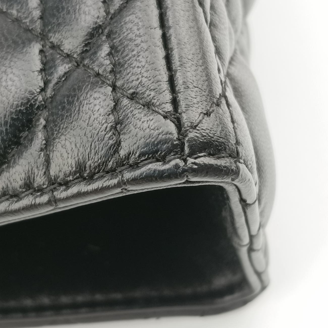 Secondhand Christian Dior Lady Dior Black lambskin  handbag | stylenewstar