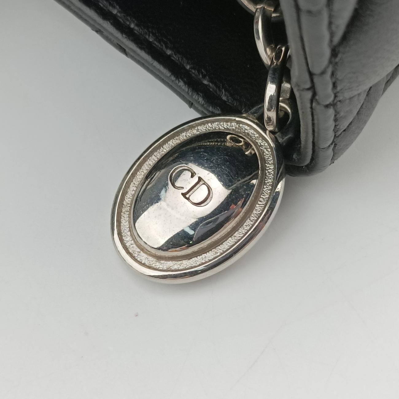 Secondhand Christian Dior Lady Dior Black lambskin  handbag | stylenewstar