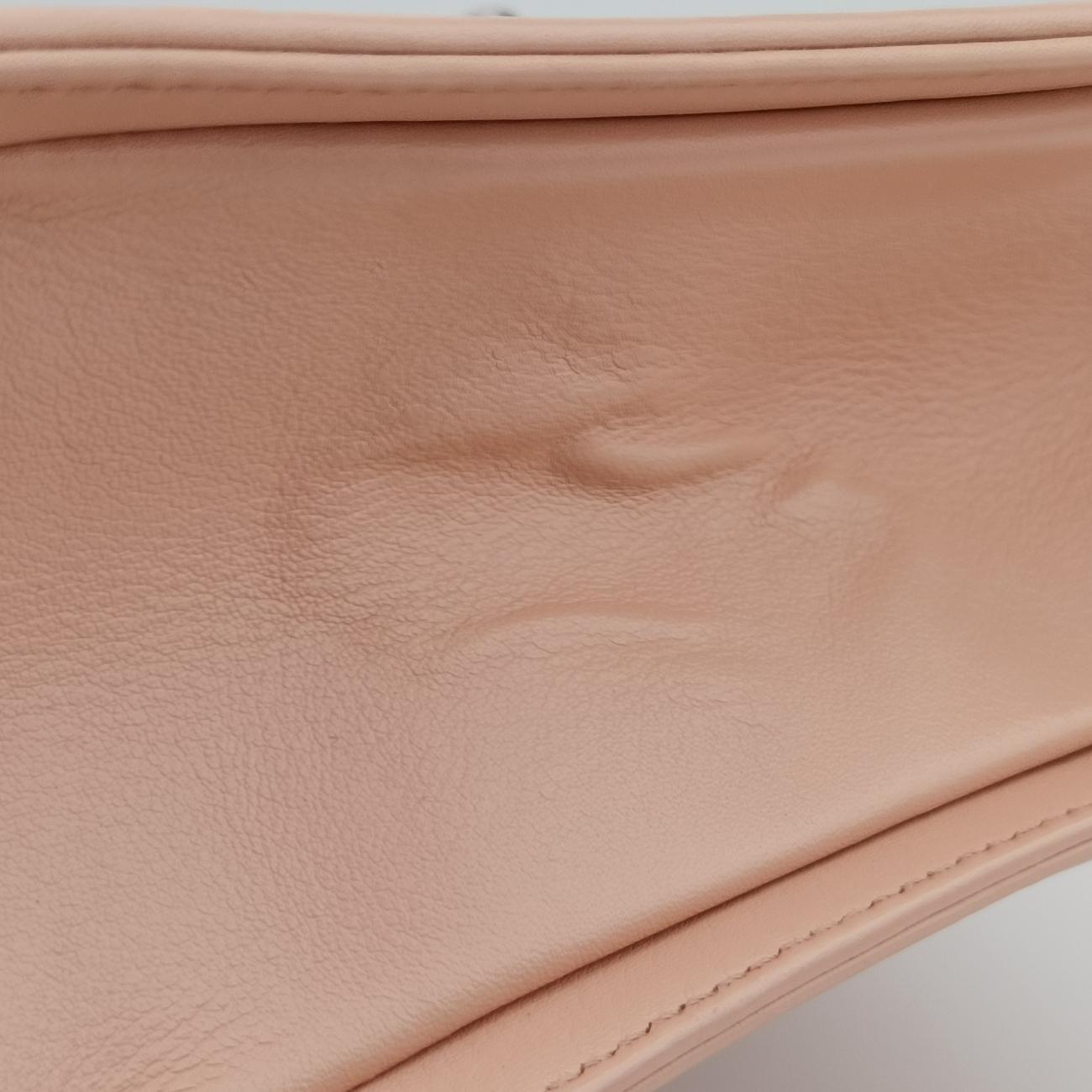 Vintage Chanel BOY CHANEL Pink Leather A92269 shoulderbag | stylenewstar