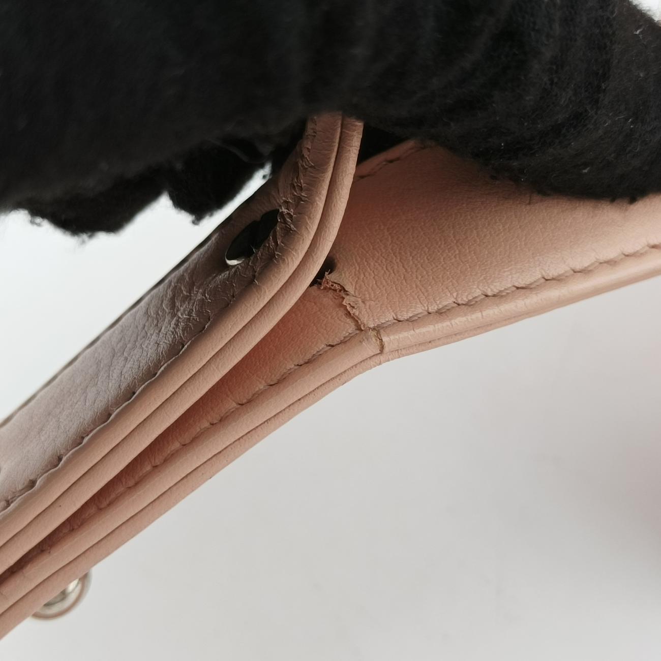 Vintage Chanel BOY CHANEL Pink Leather A92269 shoulderbag | stylenewstar