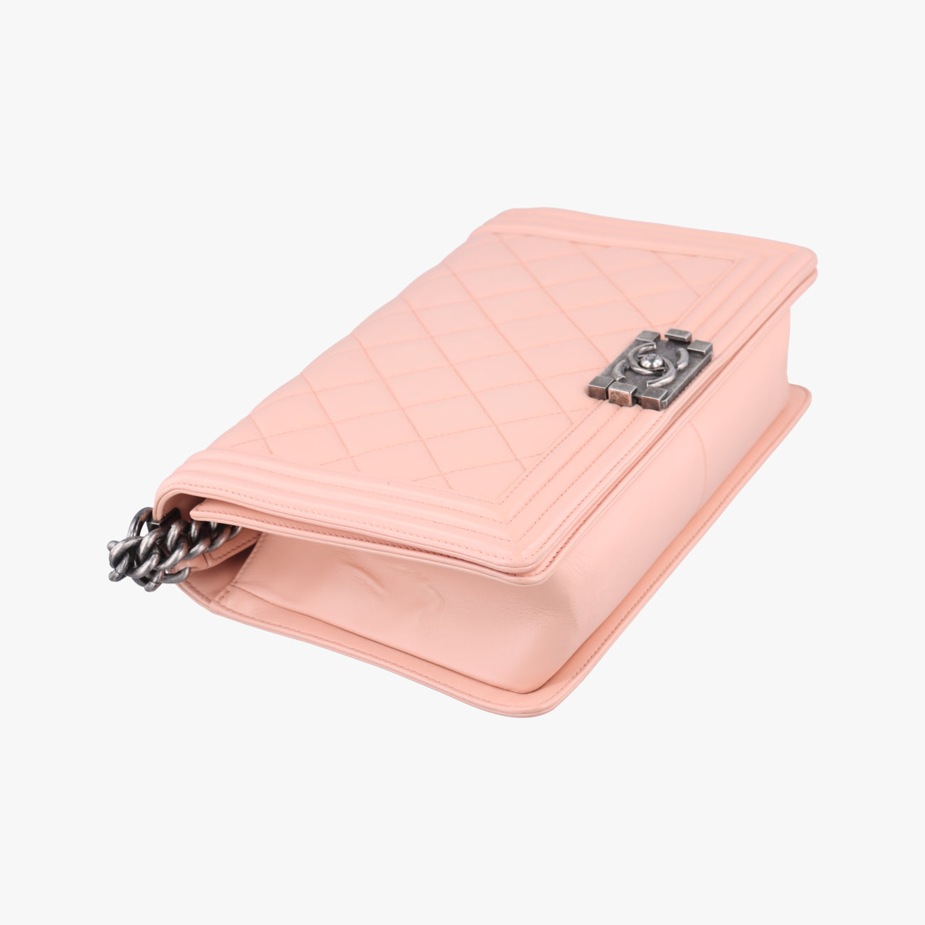 Vintage Chanel BOY CHANEL Pink Leather A92269 shoulderbag | stylenewstar