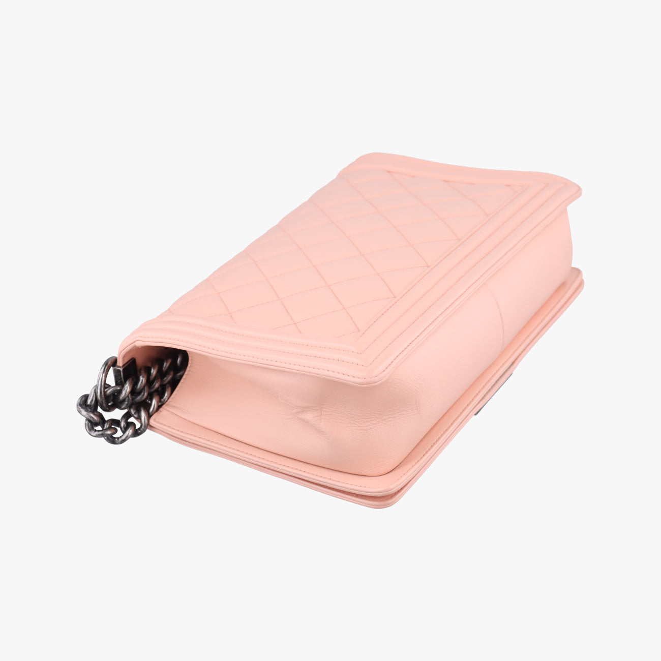 Vintage Chanel BOY CHANEL Pink Leather A92269 shoulderbag | stylenewstar