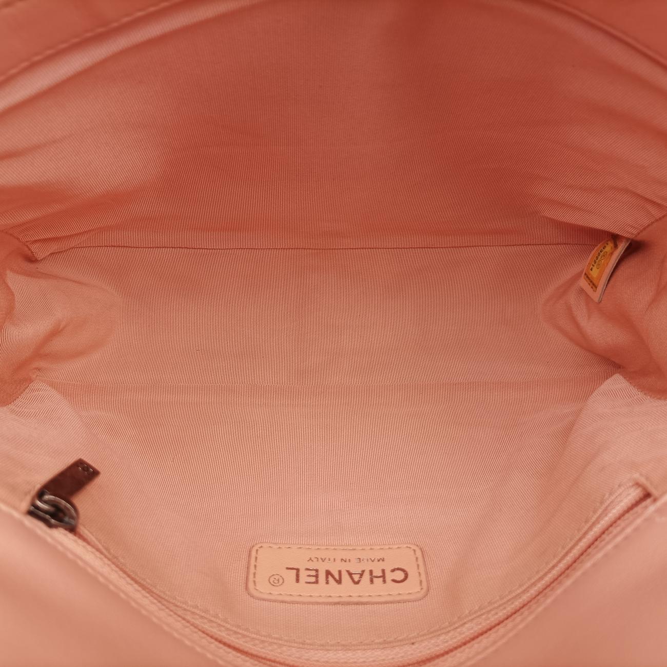 Vintage Chanel BOY CHANEL Pink Leather A92269 shoulderbag | stylenewstar