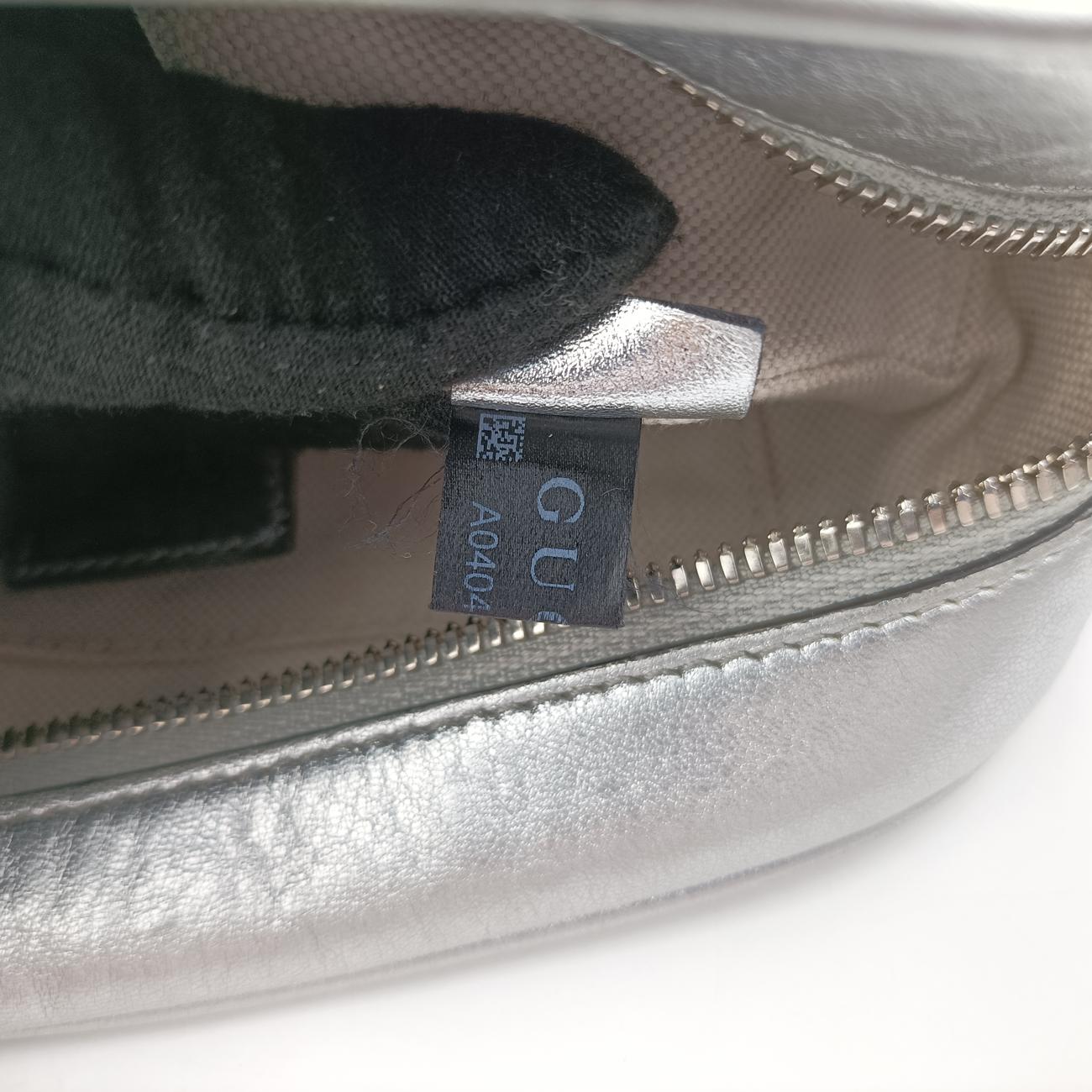 Secondhand Gucci Blondie Silver Leather 742360 shoulderbag | stylenewstar