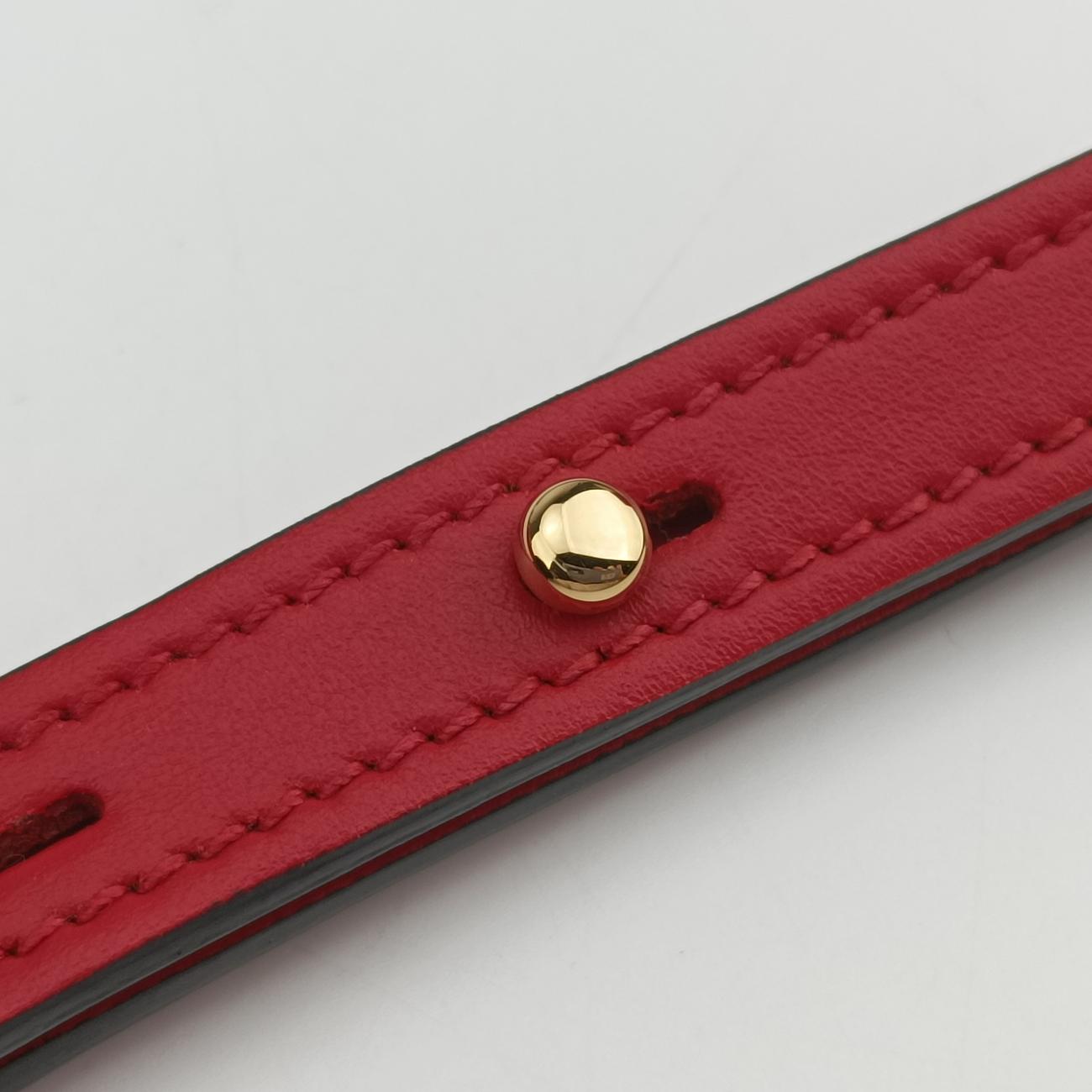 Vintage Prada Pioneer Red Leather 1BD239 shoulderbag | stylenewstar