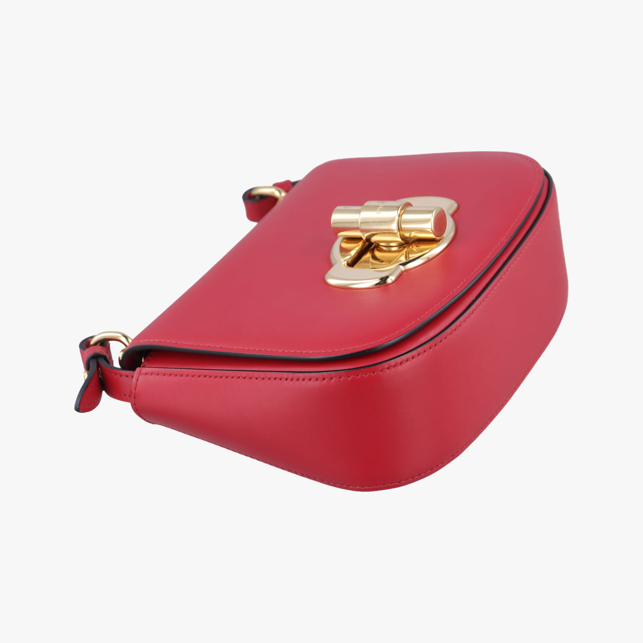 Vintage Prada Pioneer Red Leather 1BD239 shoulderbag | stylenewstar