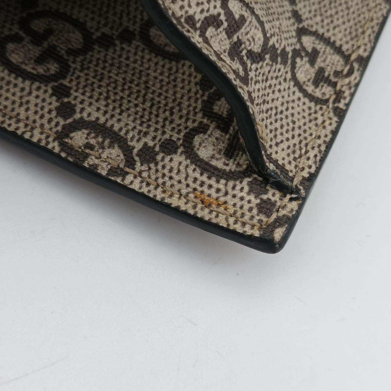GG Supreme Bee Brown×Multicolour PVC coated canvas G023952262