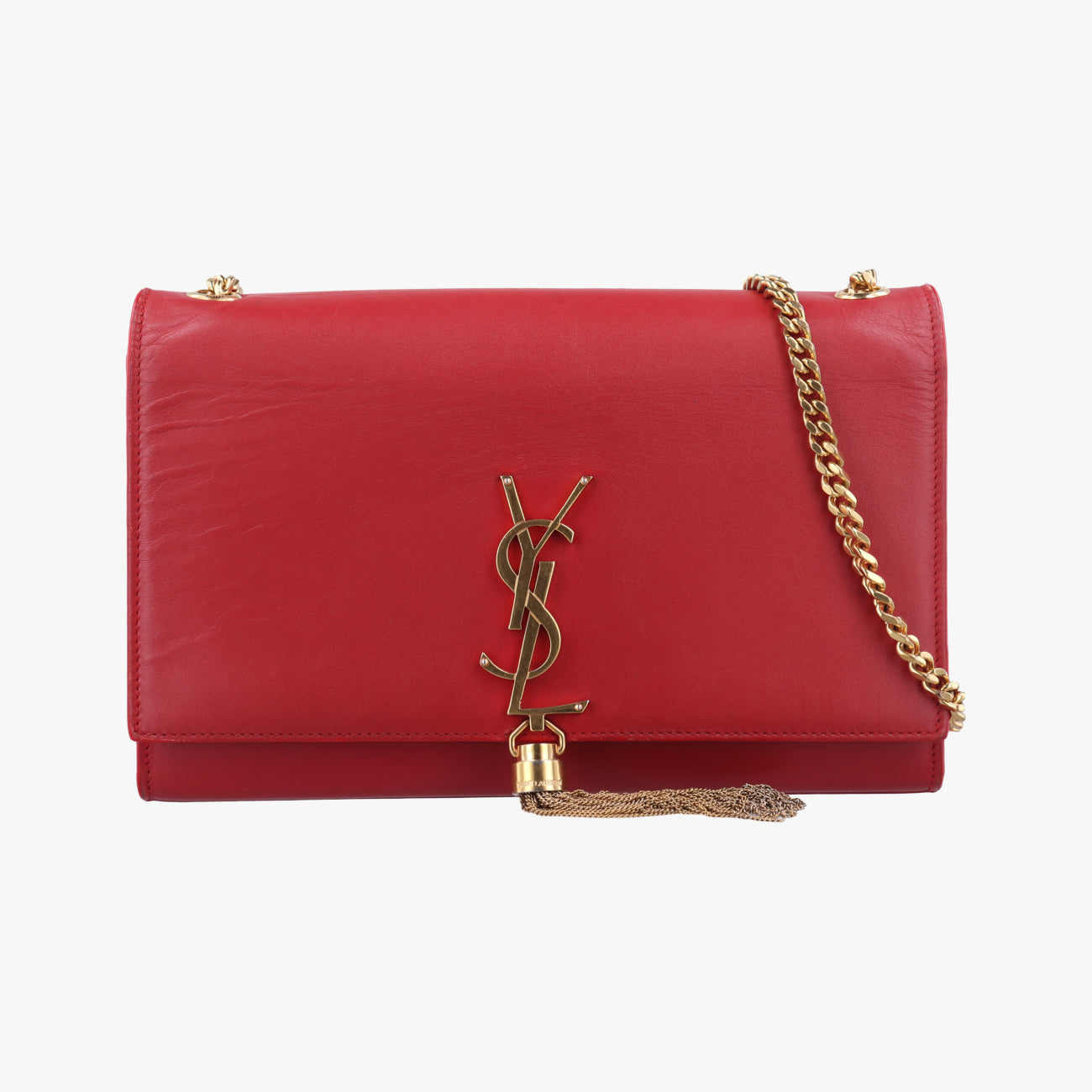 Secondhand Yves Saint Laurent KATE Red Leather 354119 shoulderbag | stylenewstar