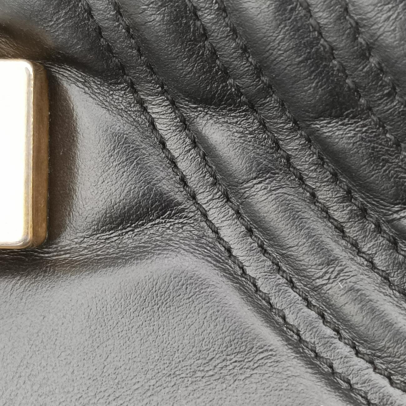 Secondhand Gucci GG Marmont Black Leather 498110 shoulderbag | stylenewstar