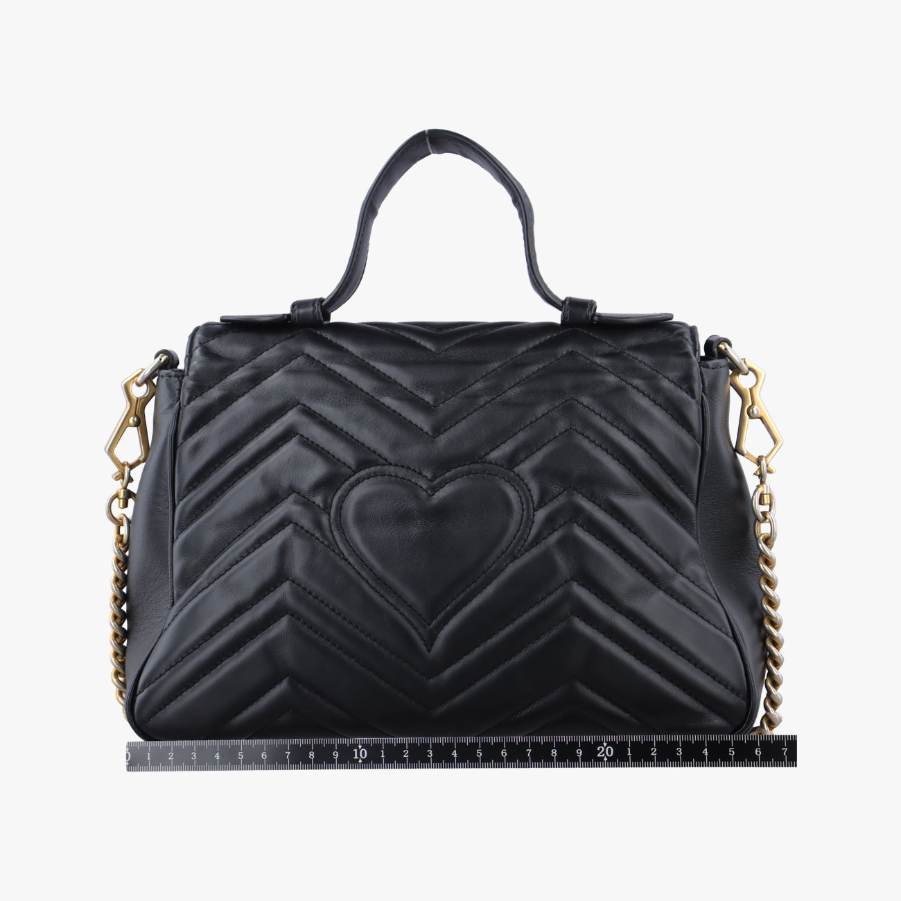 Secondhand Gucci GG Marmont Black Leather 498110 shoulderbag | stylenewstar