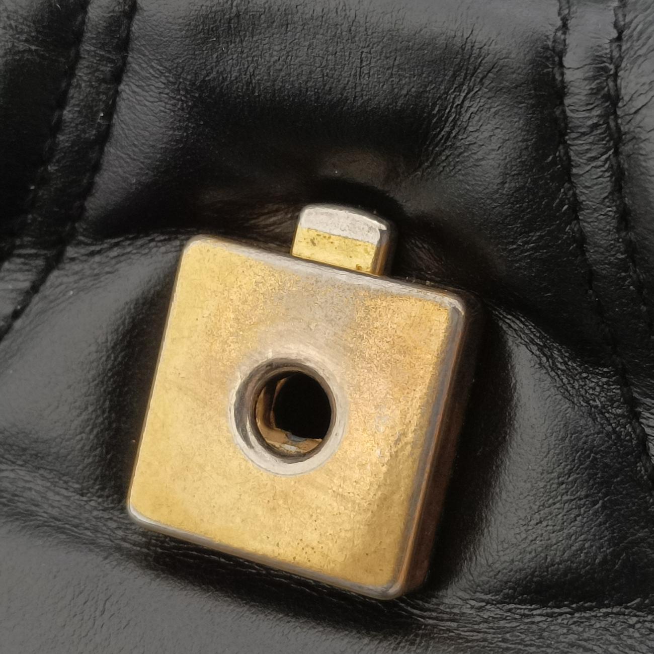 Secondhand Gucci GG Marmont Black Leather 498110 shoulderbag | stylenewstar