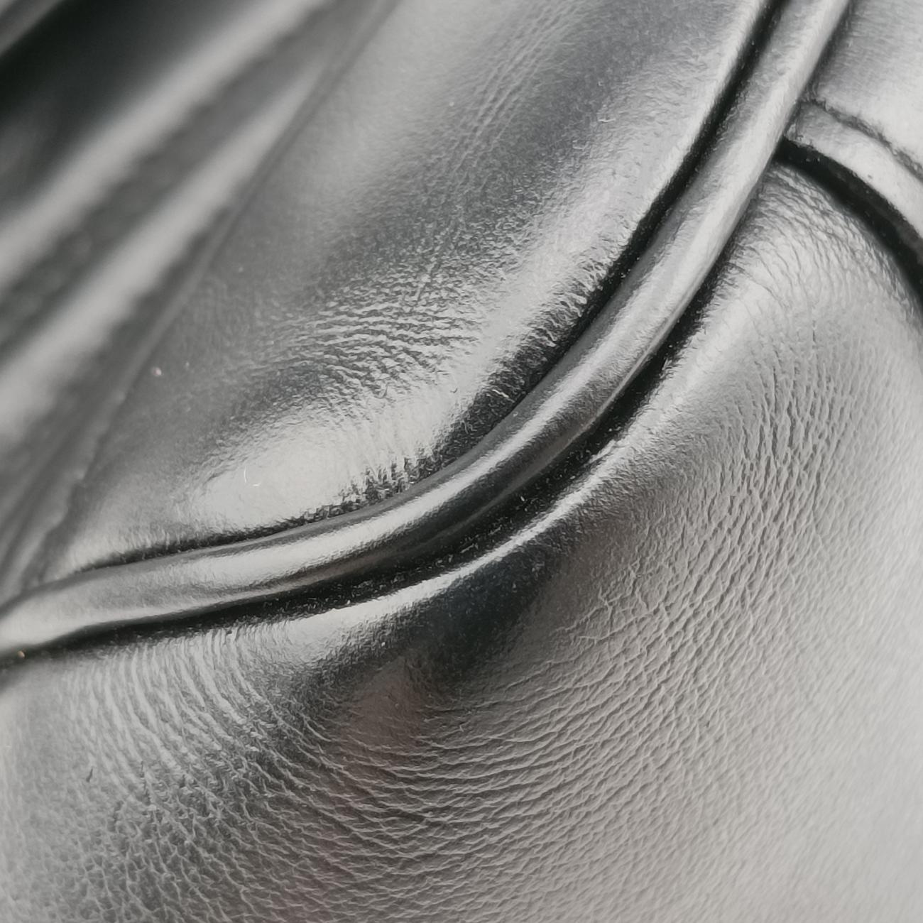 Secondhand Gucci GG Marmont Black Leather 498110 shoulderbag | stylenewstar