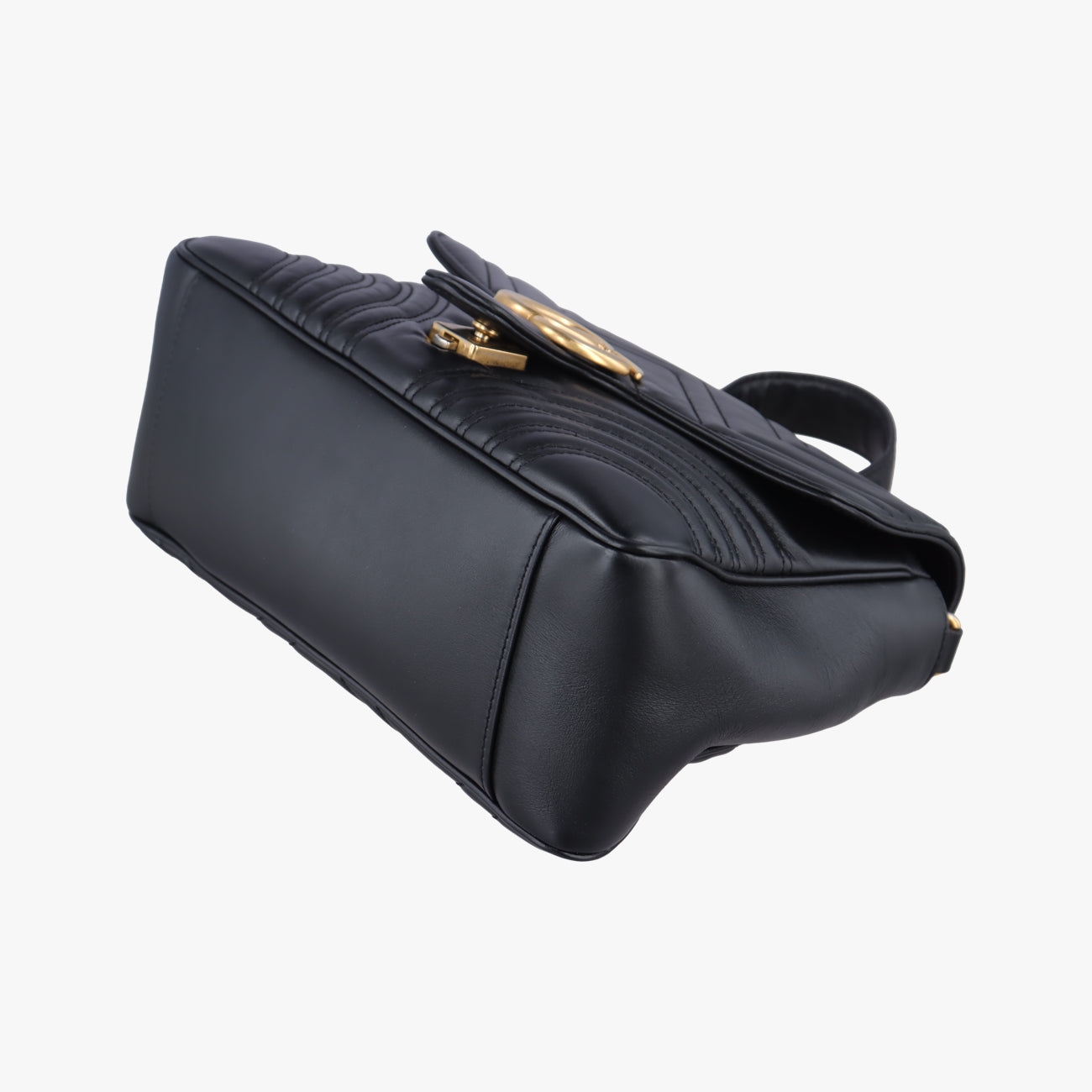 Secondhand Gucci GG Marmont Black Leather 498110 shoulderbag | stylenewstar