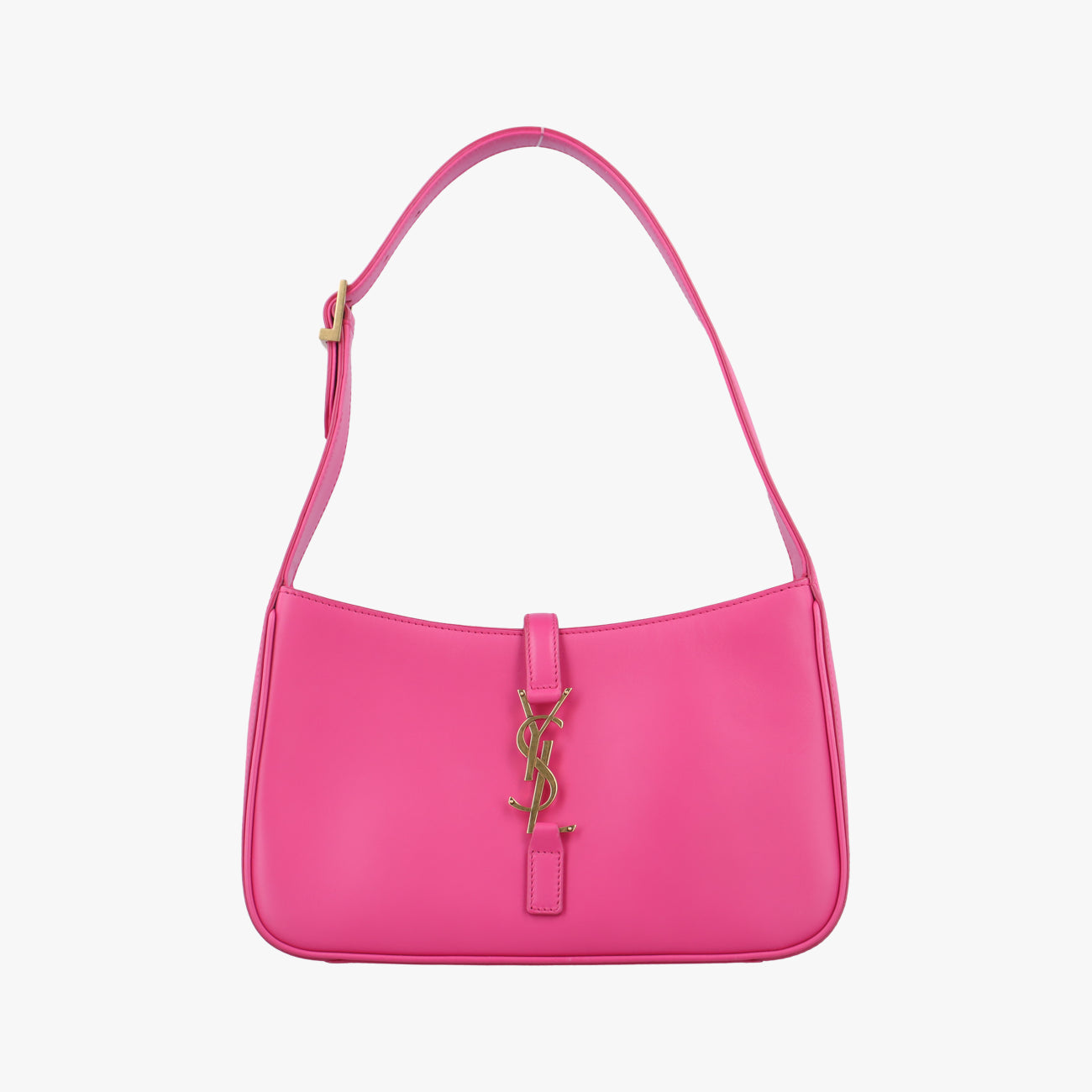 LE 5 À 7Mini Hobo Rose red Leather PLB657228.0122