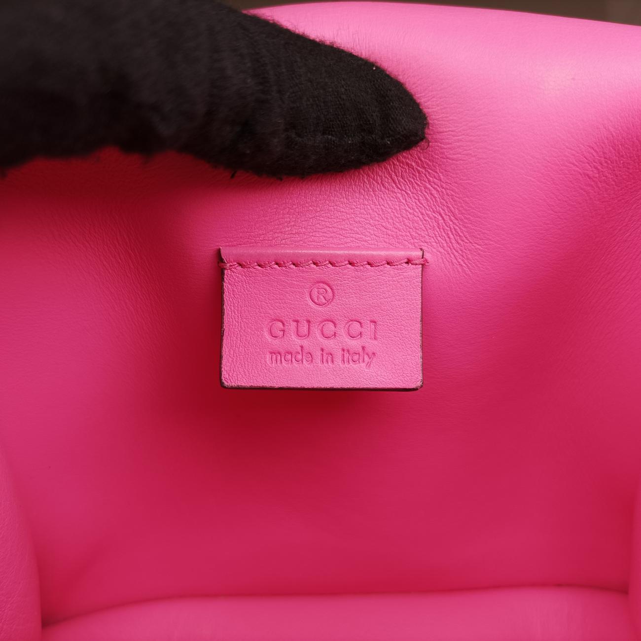 Pre-owned Gucci Dionysus Pink Suede 421970 shoulderbag | stylenewstar