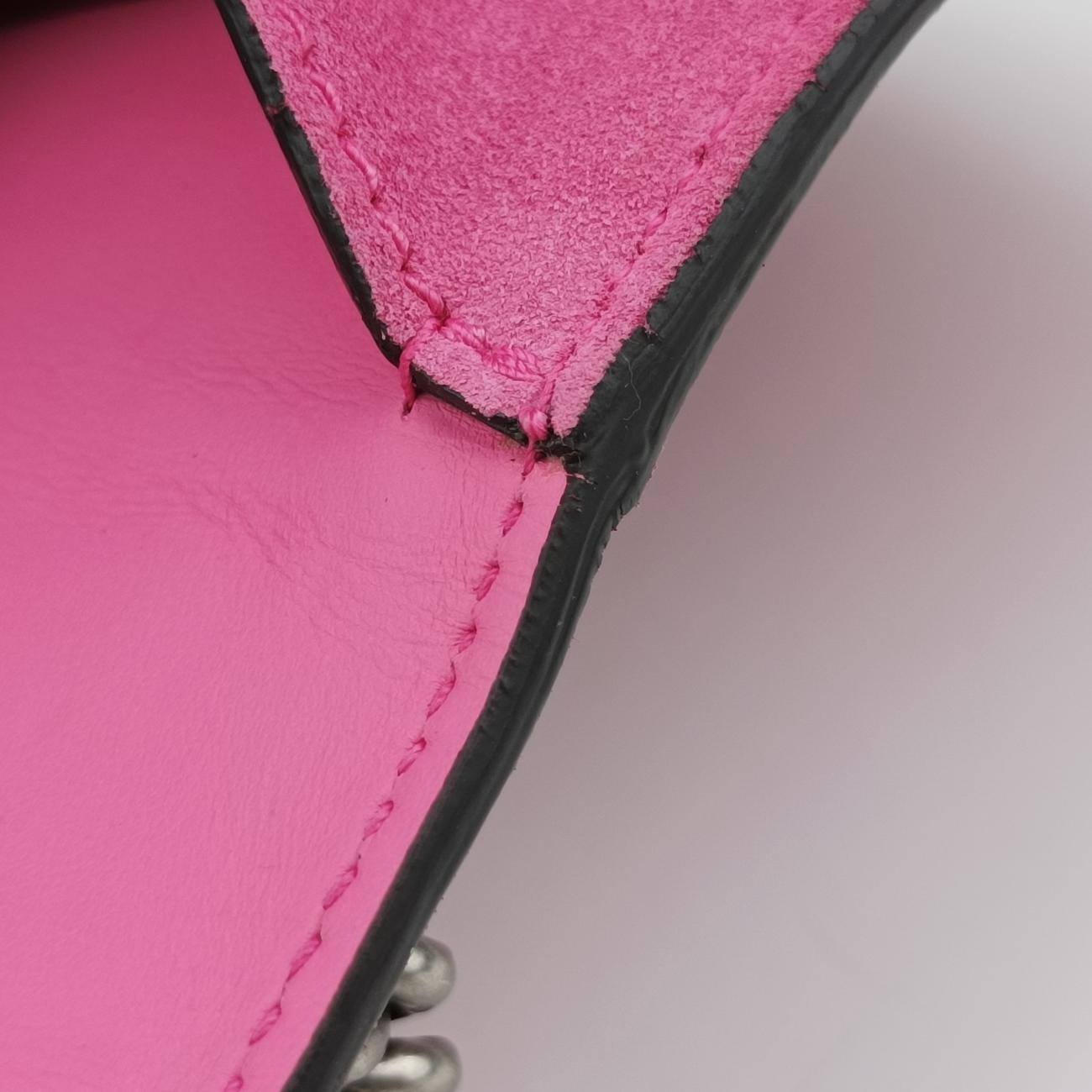 Pre-owned Gucci Dionysus Pink Suede 421970 shoulderbag | stylenewstar