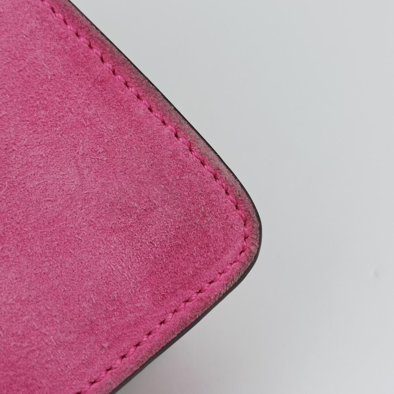 Pre-owned Gucci Dionysus Pink Suede 421970 shoulderbag | stylenewstar