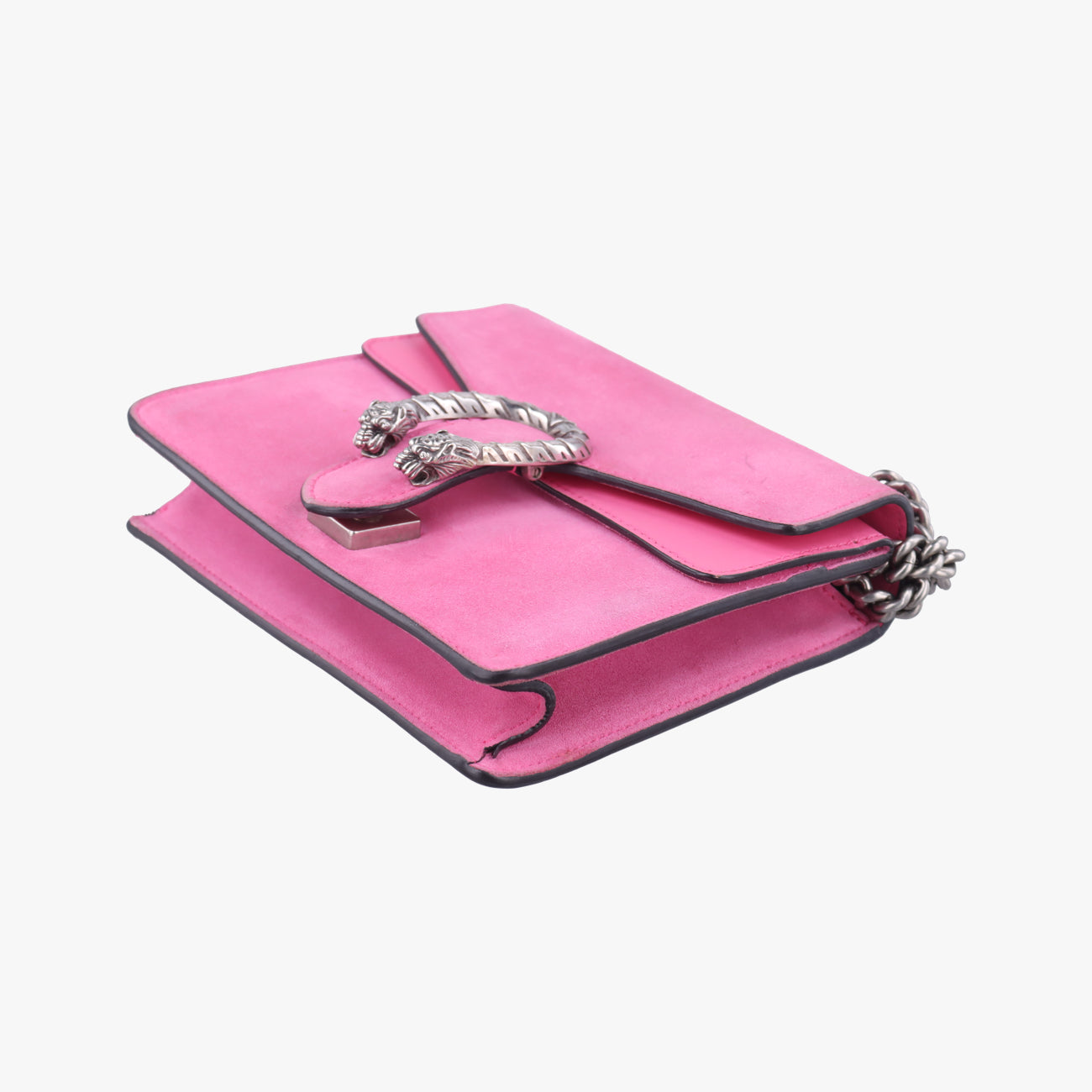 Pre-owned Gucci Dionysus Pink Suede 421970 shoulderbag | stylenewstar