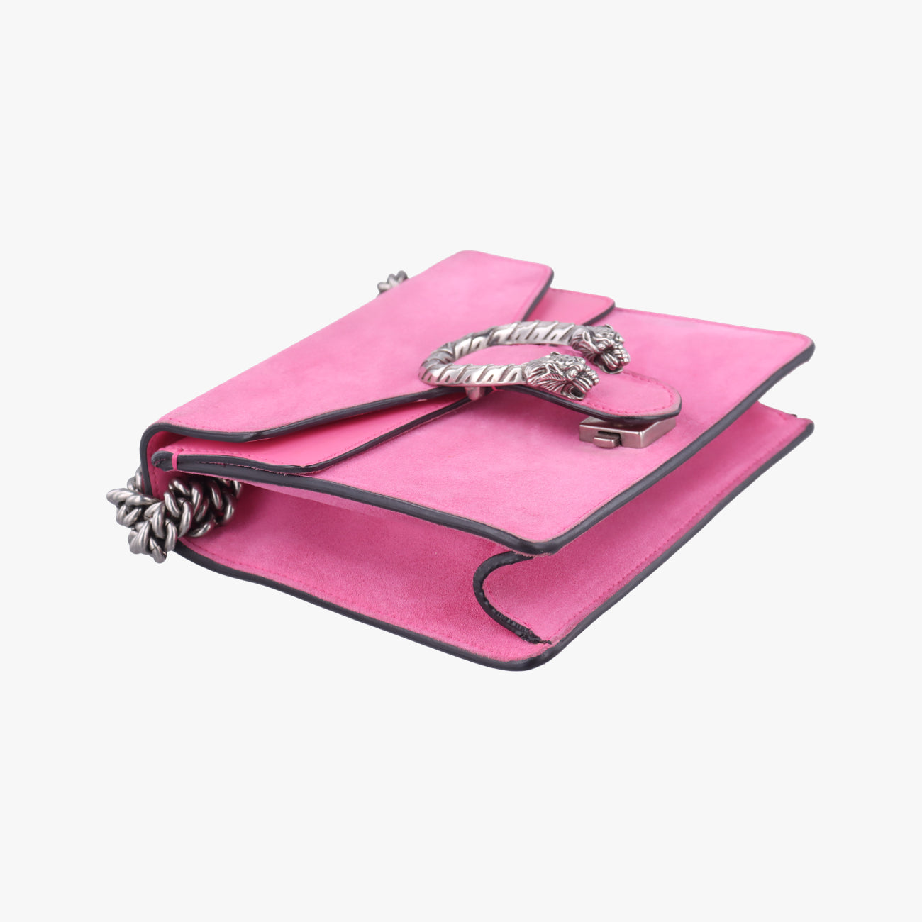 Pre-owned Gucci Dionysus Pink Suede 421970 shoulderbag | stylenewstar