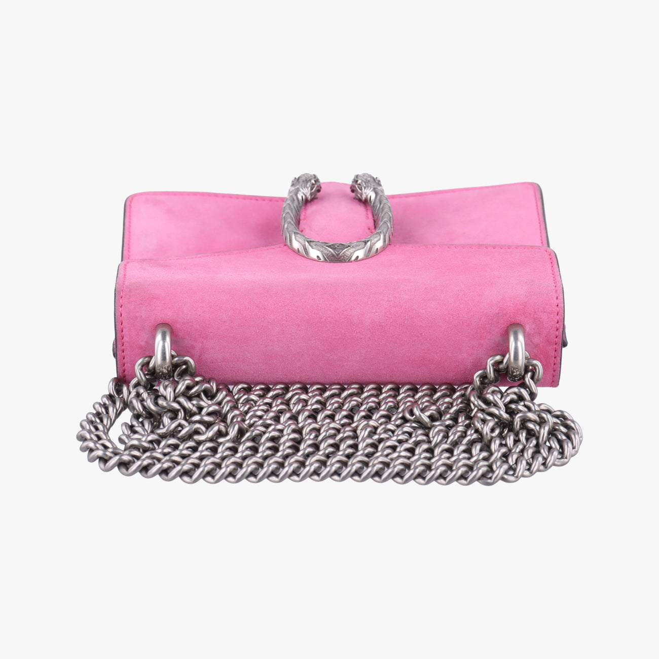 Pre-owned Gucci Dionysus Pink Suede 421970 shoulderbag | stylenewstar