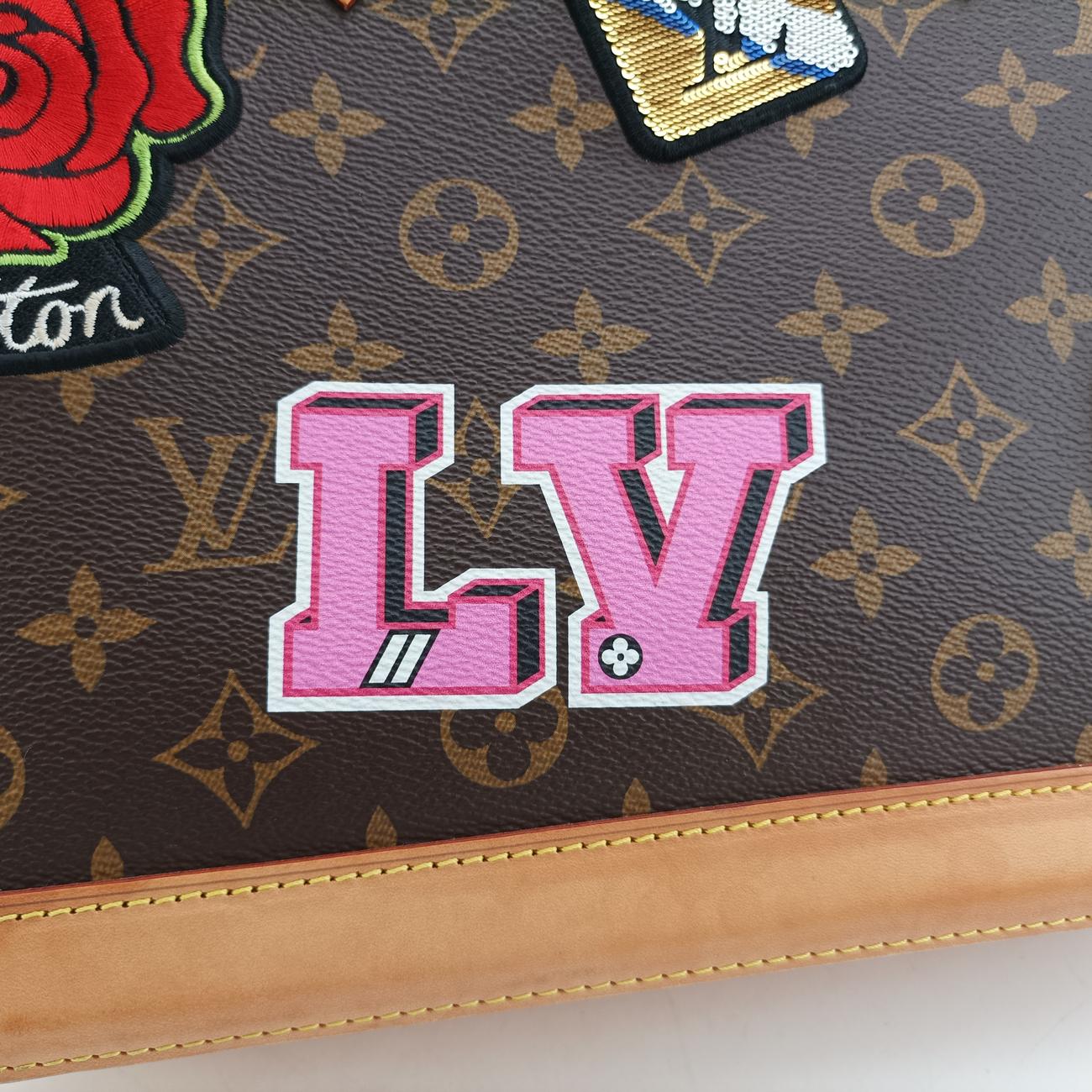 Secondhand Louis Vuitton Alma PM Brown x Multicolor Monogram Canvas M43990 handbag | stylenewstar