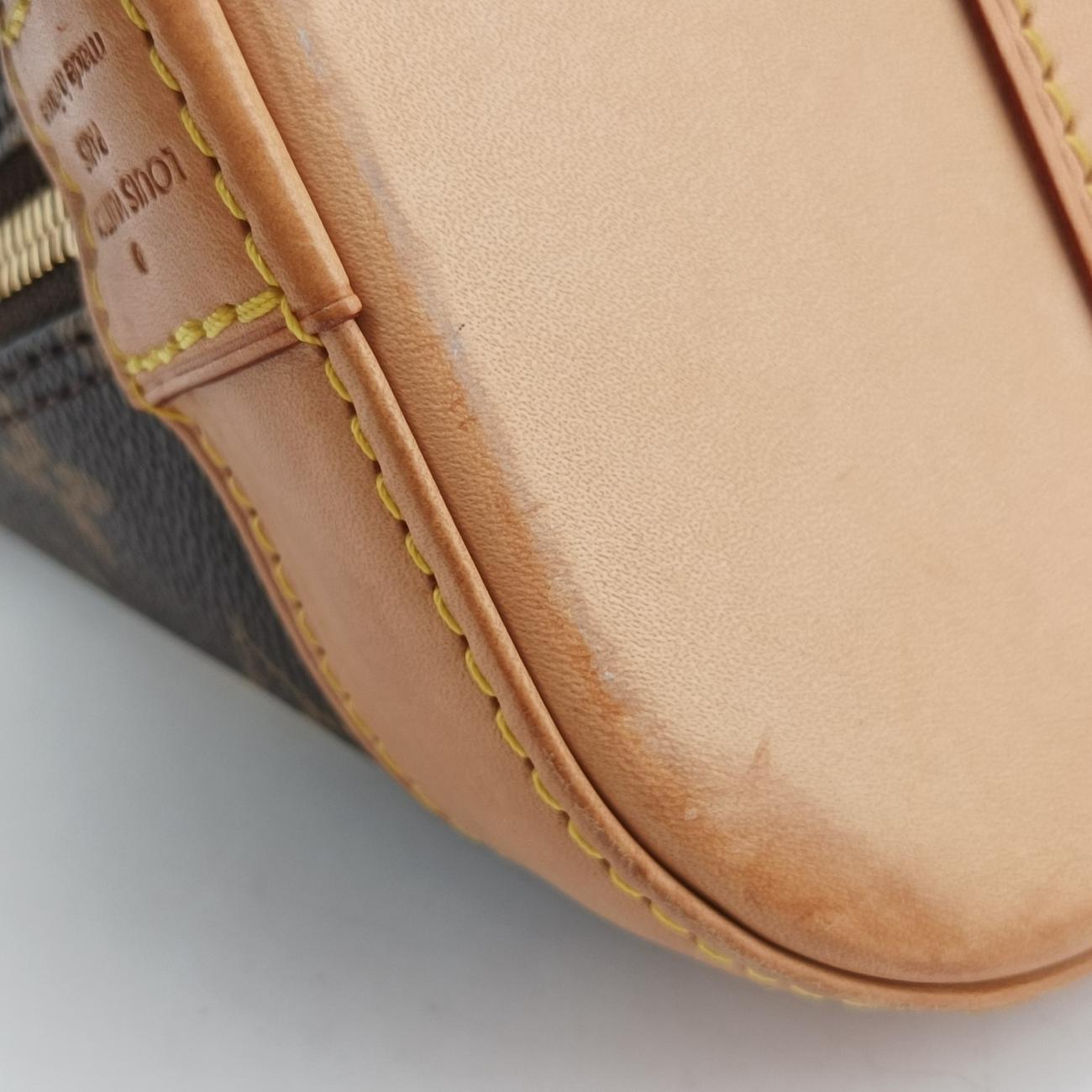 Secondhand Louis Vuitton Alma PM Brown x Multicolor Monogram Canvas M43990 handbag | stylenewstar