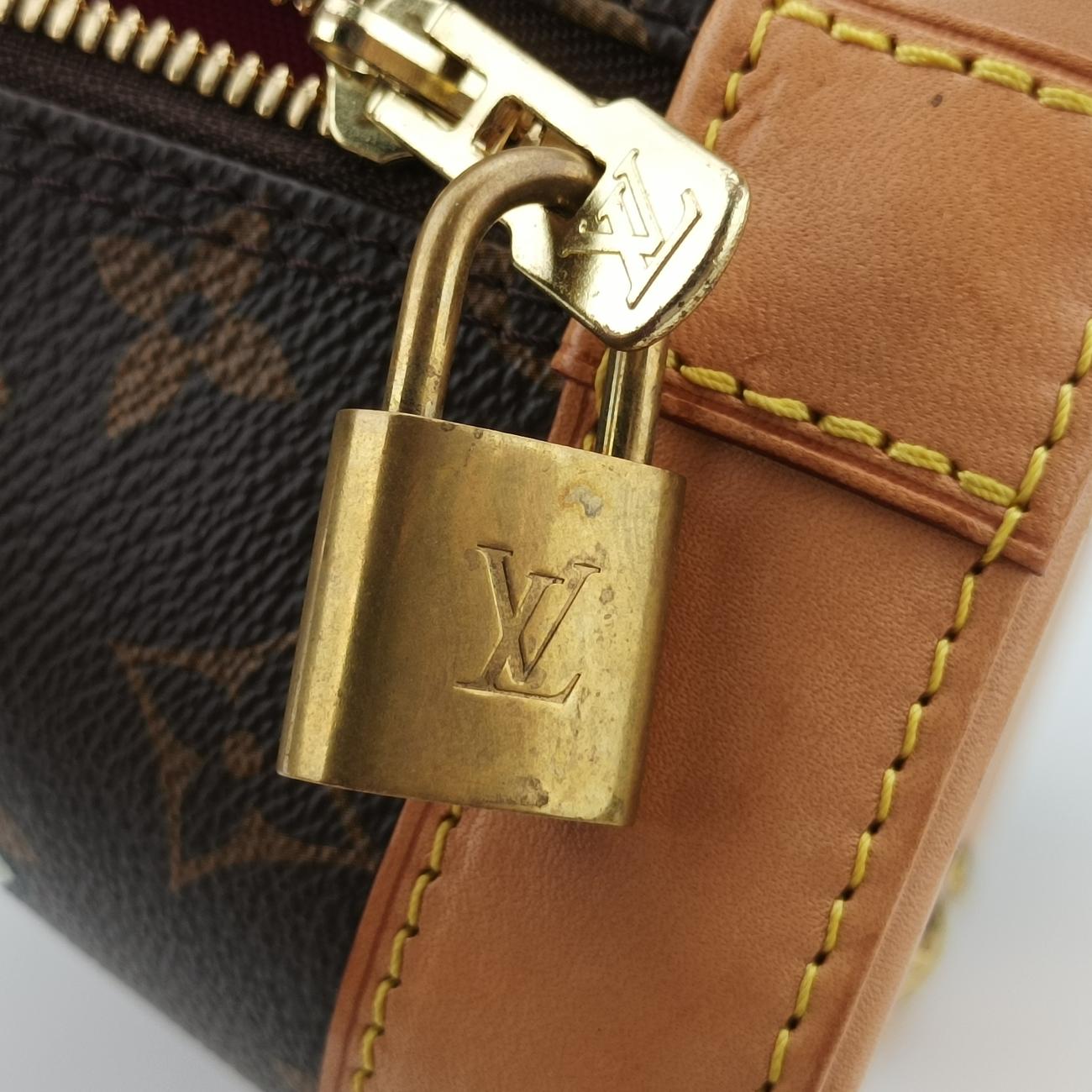 Secondhand Louis Vuitton Alma PM Brown x Multicolor Monogram Canvas M43990 handbag | stylenewstar