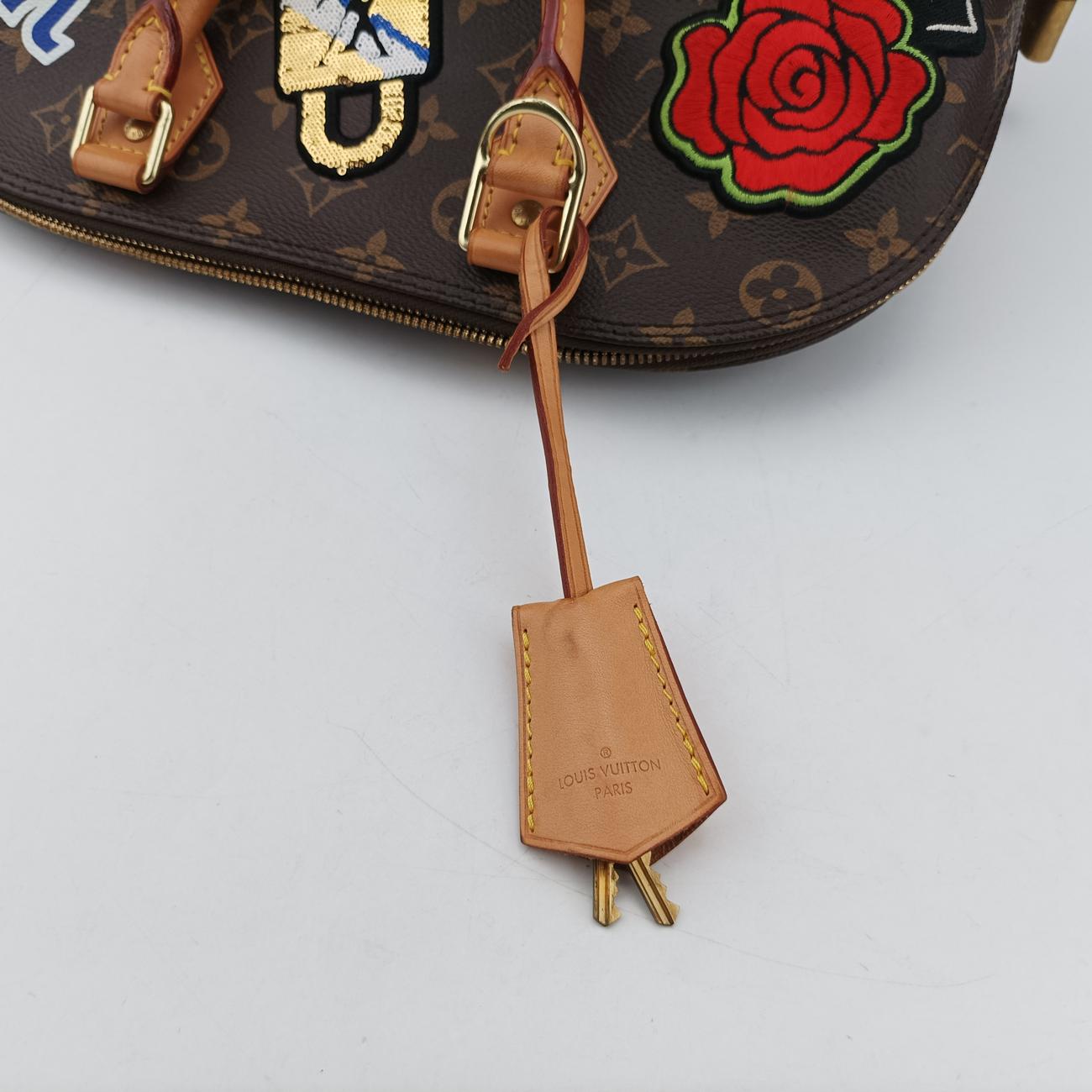 Secondhand Louis Vuitton Alma PM Brown x Multicolor Monogram Canvas M43990 handbag | stylenewstar