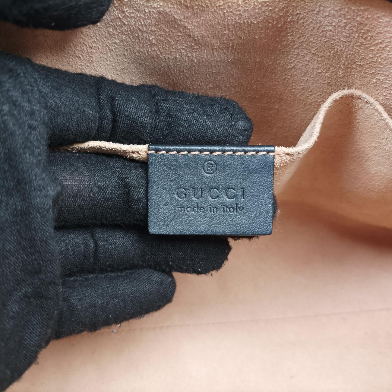 Pre-owned Gucci Padlock beige×Multicolour PVC coated canvas 498156 shoulderbag | stylenewstar