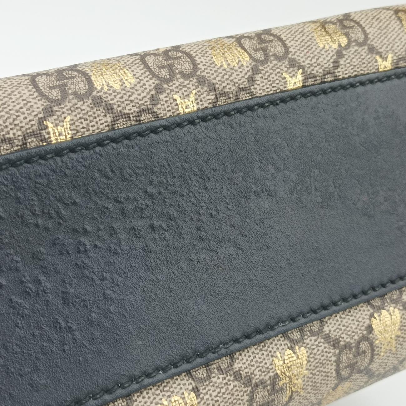 Pre-owned Gucci Padlock beige×Multicolour PVC coated canvas 498156 shoulderbag | stylenewstar