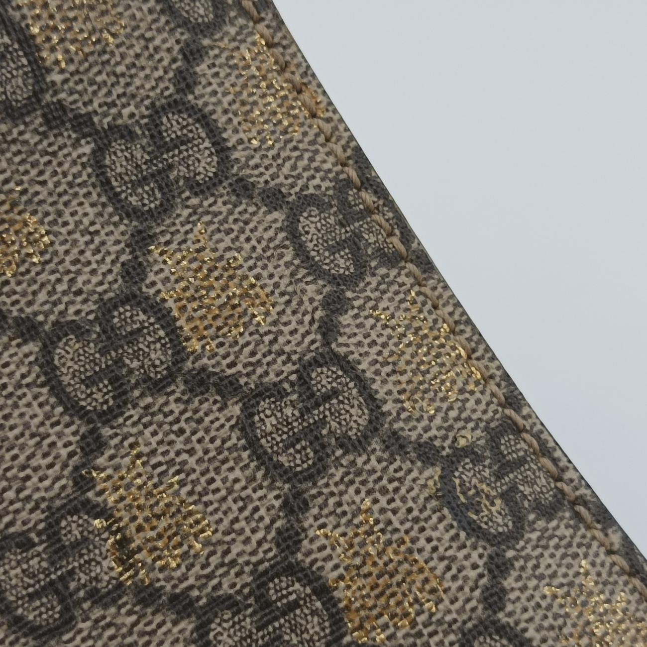 Pre-owned Gucci Padlock beige×Multicolour PVC coated canvas 498156 shoulderbag | stylenewstar