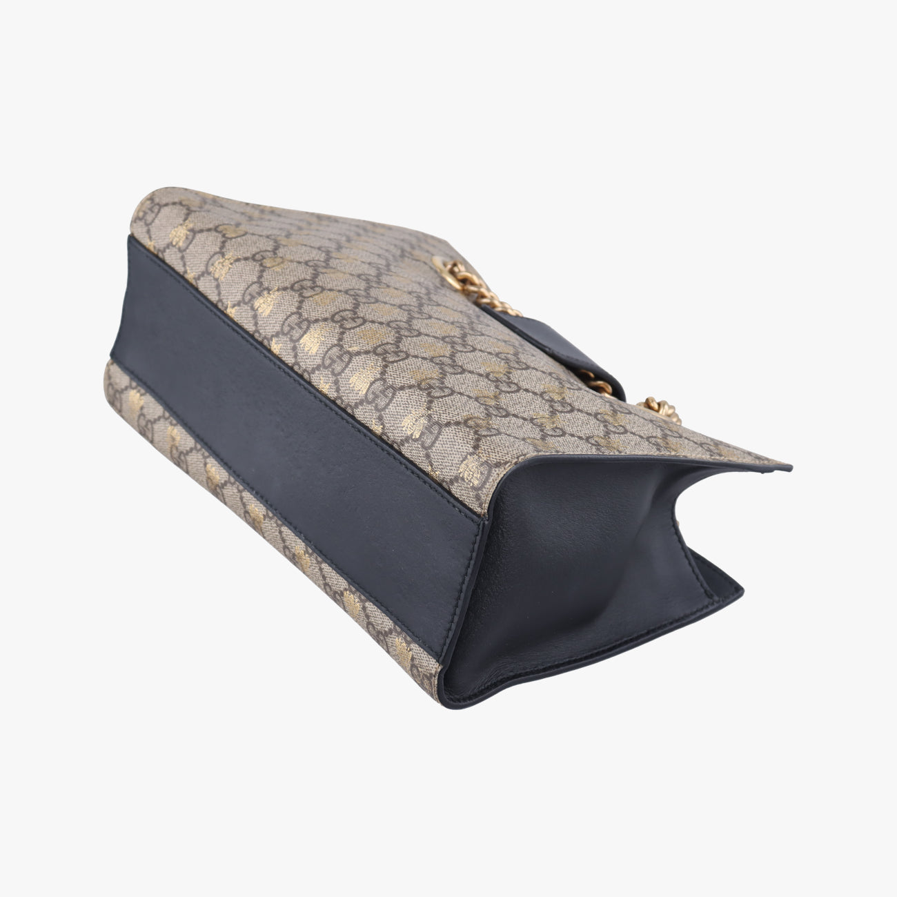 Pre-owned Gucci Padlock beige×Multicolour PVC coated canvas 498156 shoulderbag | stylenewstar