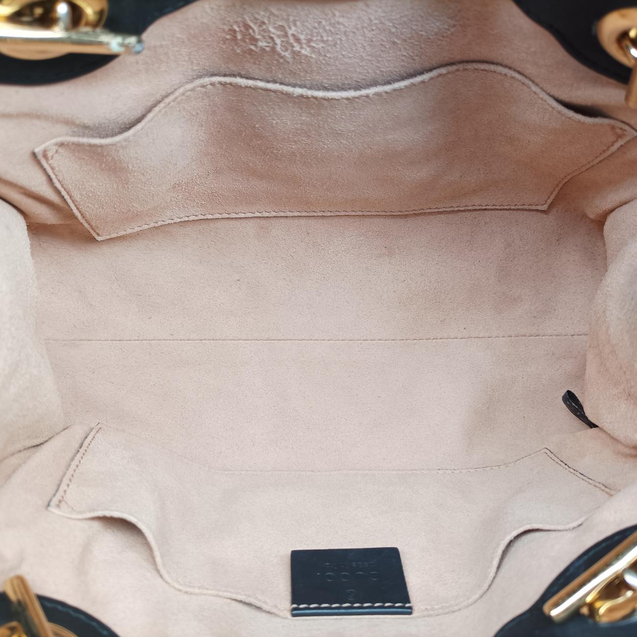 Pre-owned Gucci Padlock beige×Multicolour PVC coated canvas 498156 shoulderbag | stylenewstar