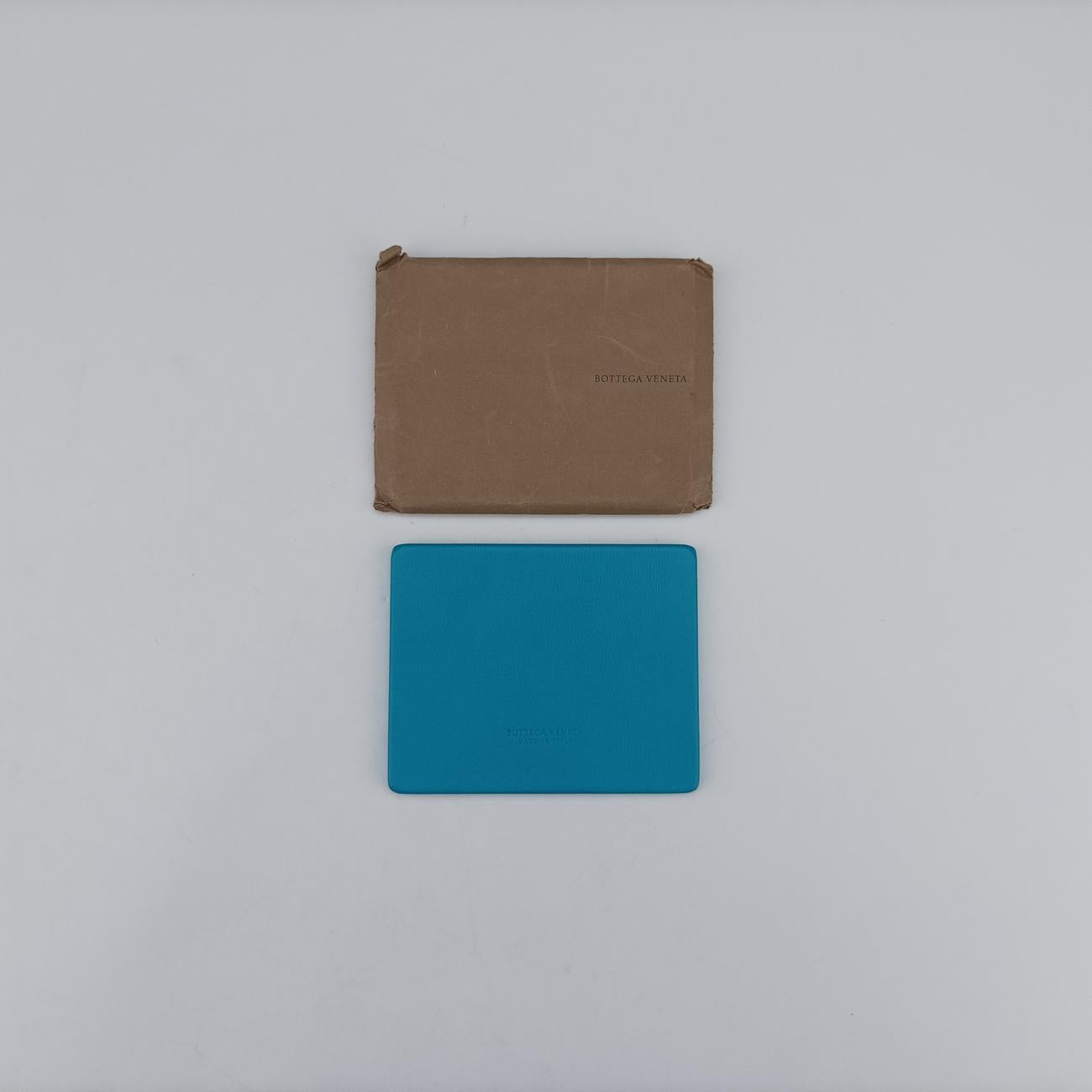 Pre-owned Bottega Veneta Python Intrecciato Blue lambskin  shoulderbag | stylenewstar