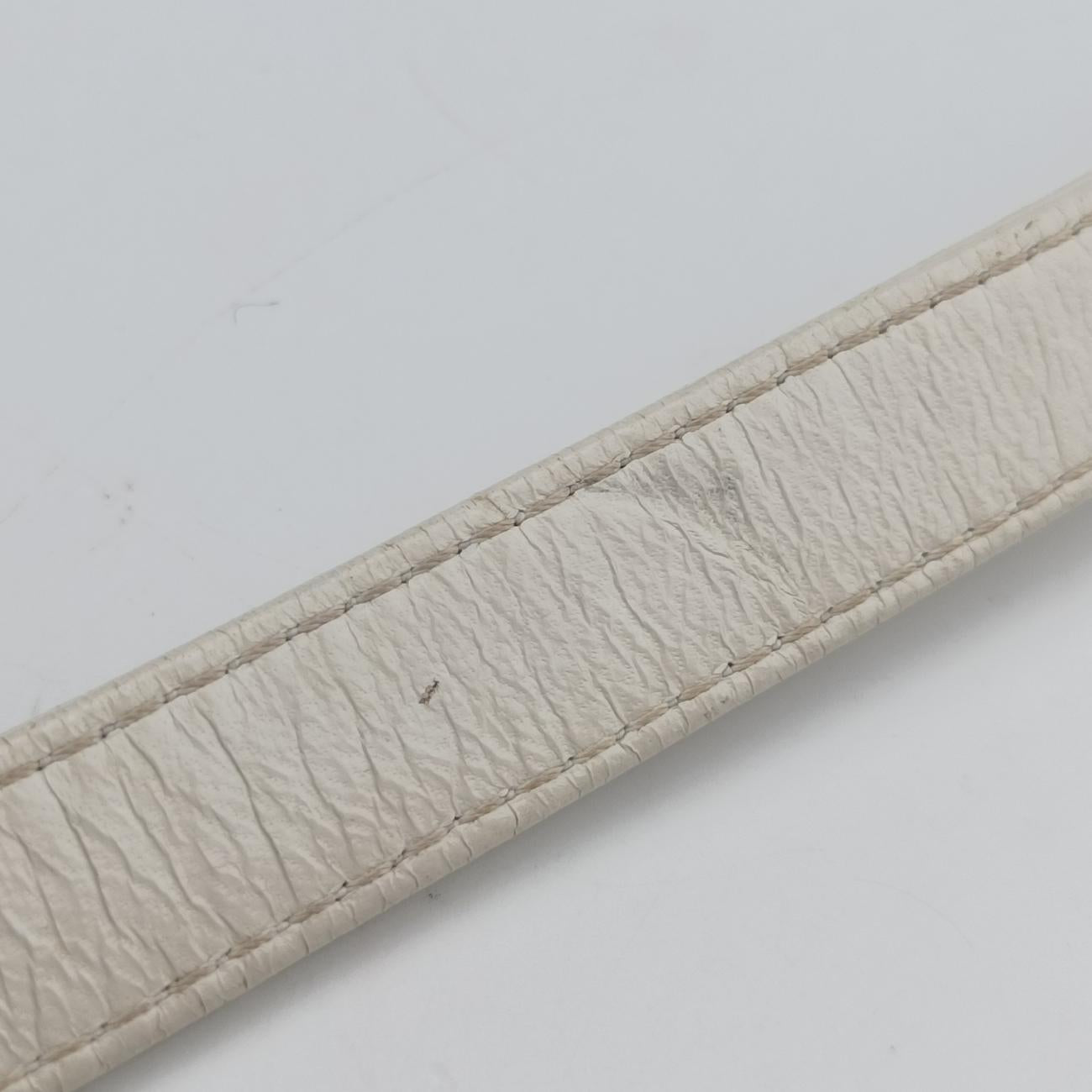 Pre-owned Chanel Timeless/Classique　Matelasse Coco Flap White Leather A91837 shoulderbag | stylenewstar