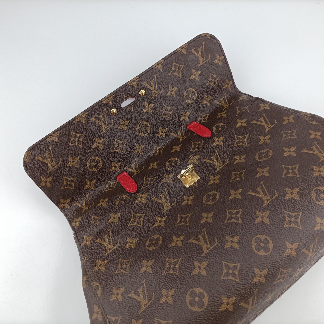 Vénus brown×CERISE Monogram Canvas×calf leather BA1197