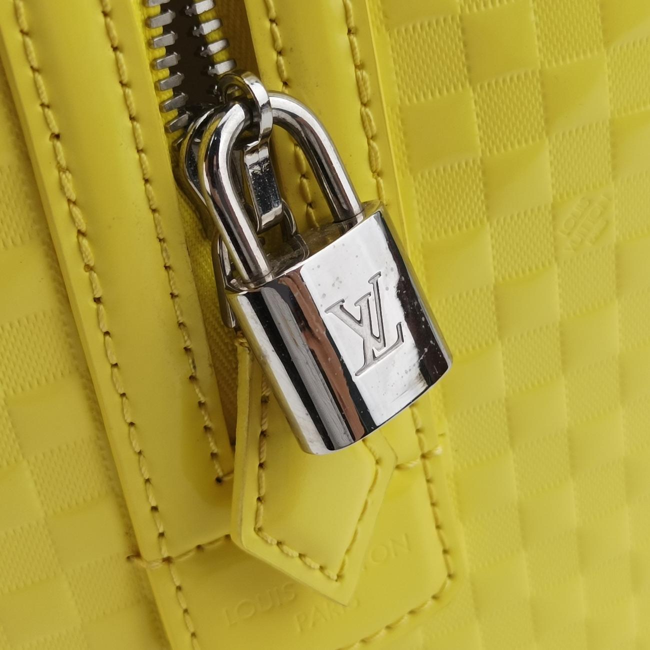 SPEEDY CUBE PM JAUNE Damier Facets FL0188