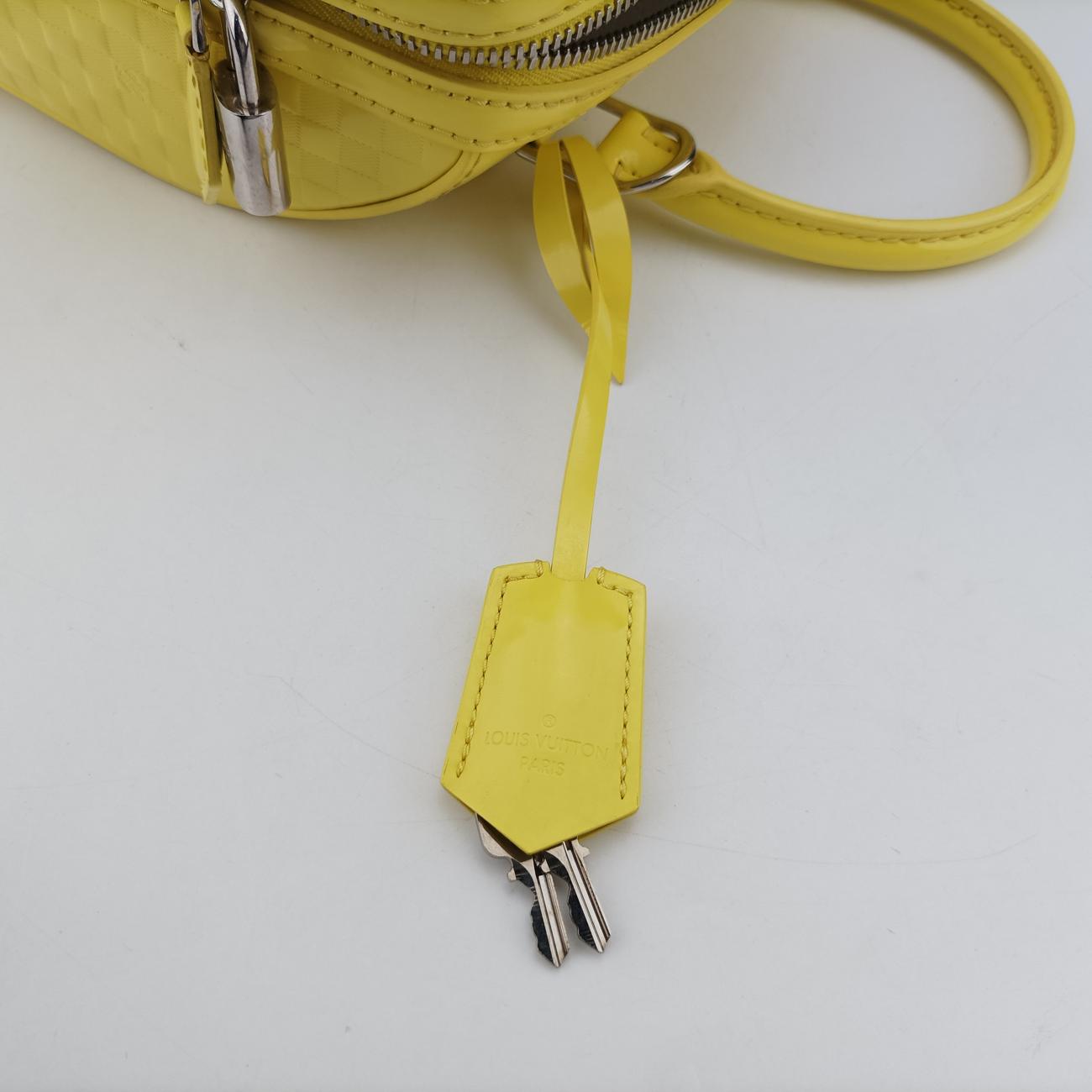 SPEEDY CUBE PM JAUNE Damier Facets FL0188
