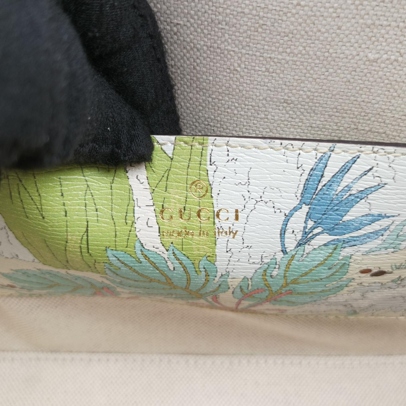 Pre-owned Gucci Horsebit 1955 Adidas collaboration Multicolour Leather 677212 shoulderbag | stylenewstar