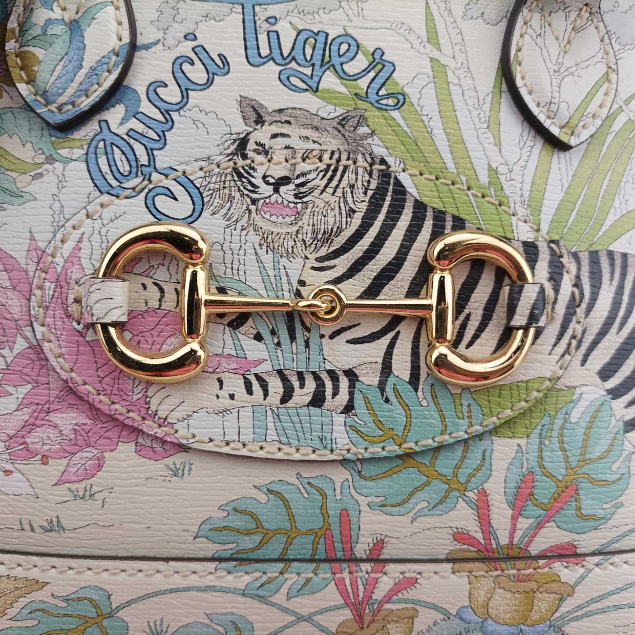 Pre-owned Gucci Horsebit 1955 Adidas collaboration Multicolour Leather 677212 shoulderbag | stylenewstar