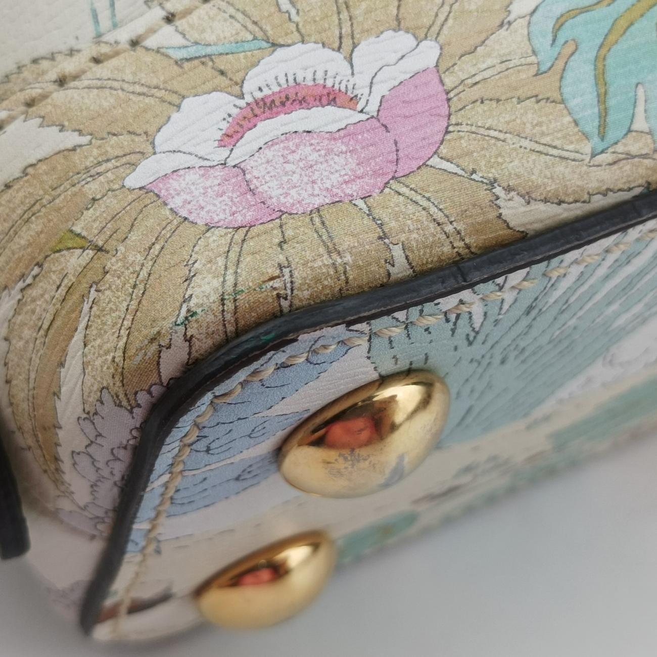 Pre-owned Gucci Horsebit 1955 Adidas collaboration Multicolour Leather 677212 shoulderbag | stylenewstar