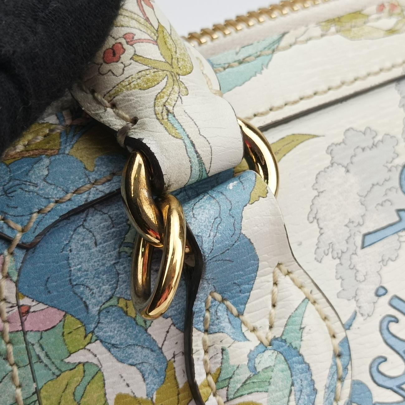 Pre-owned Gucci Horsebit 1955 Adidas collaboration Multicolour Leather 677212 shoulderbag | stylenewstar