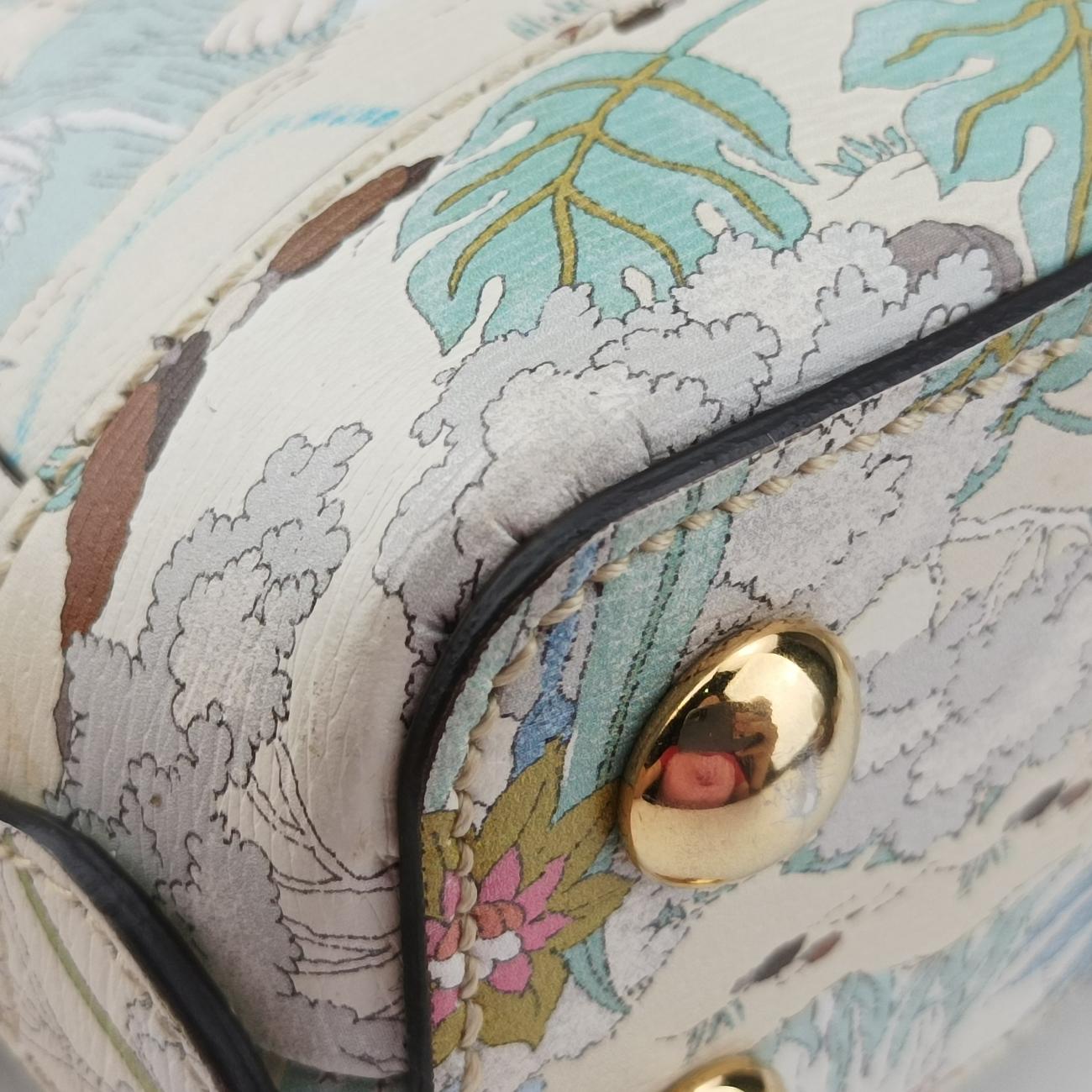 Pre-owned Gucci Horsebit 1955 Adidas collaboration Multicolour Leather 677212 shoulderbag | stylenewstar