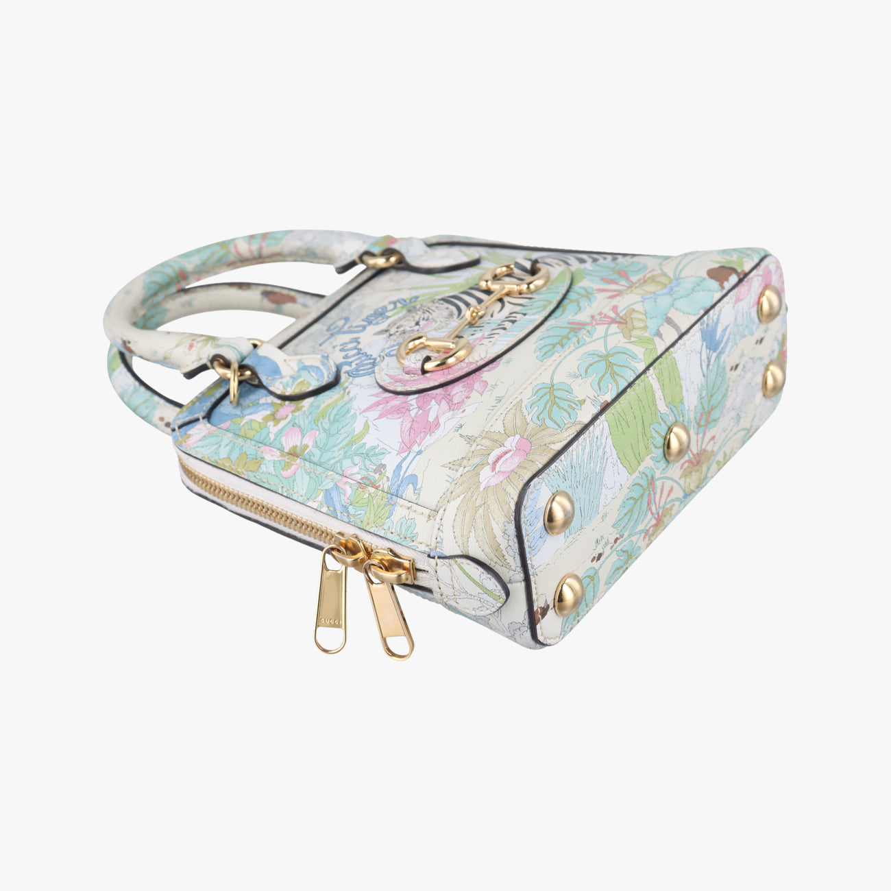 Pre-owned Gucci Horsebit 1955 Adidas collaboration Multicolour Leather 677212 shoulderbag | stylenewstar