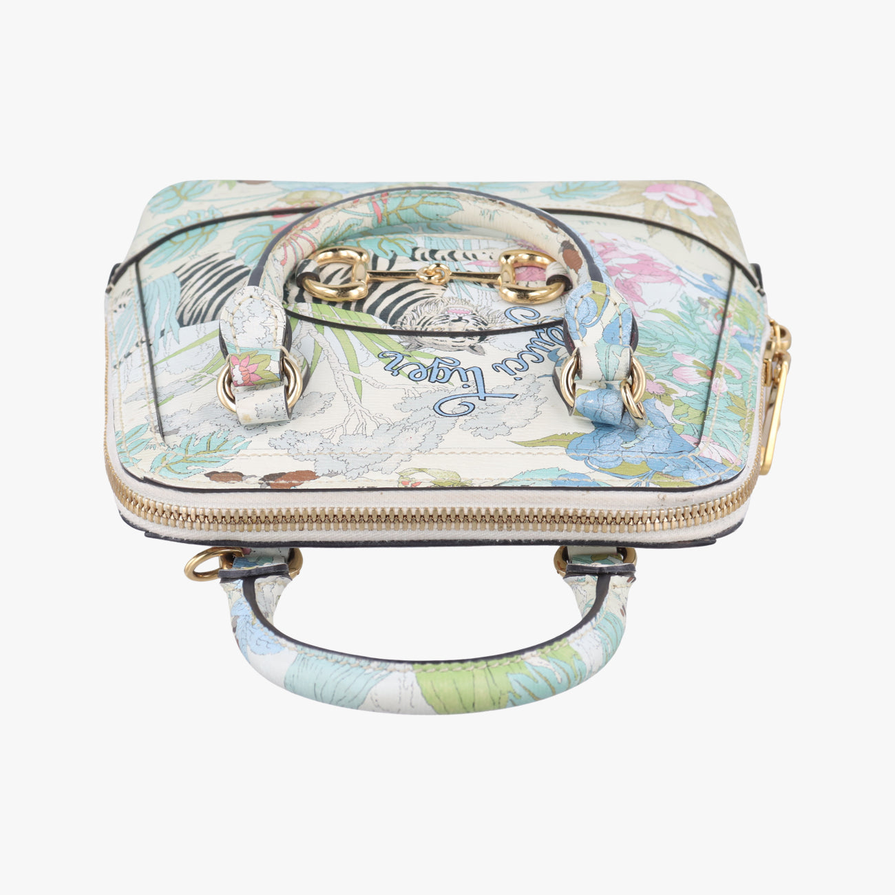 Pre-owned Gucci Horsebit 1955 Adidas collaboration Multicolour Leather 677212 shoulderbag | stylenewstar