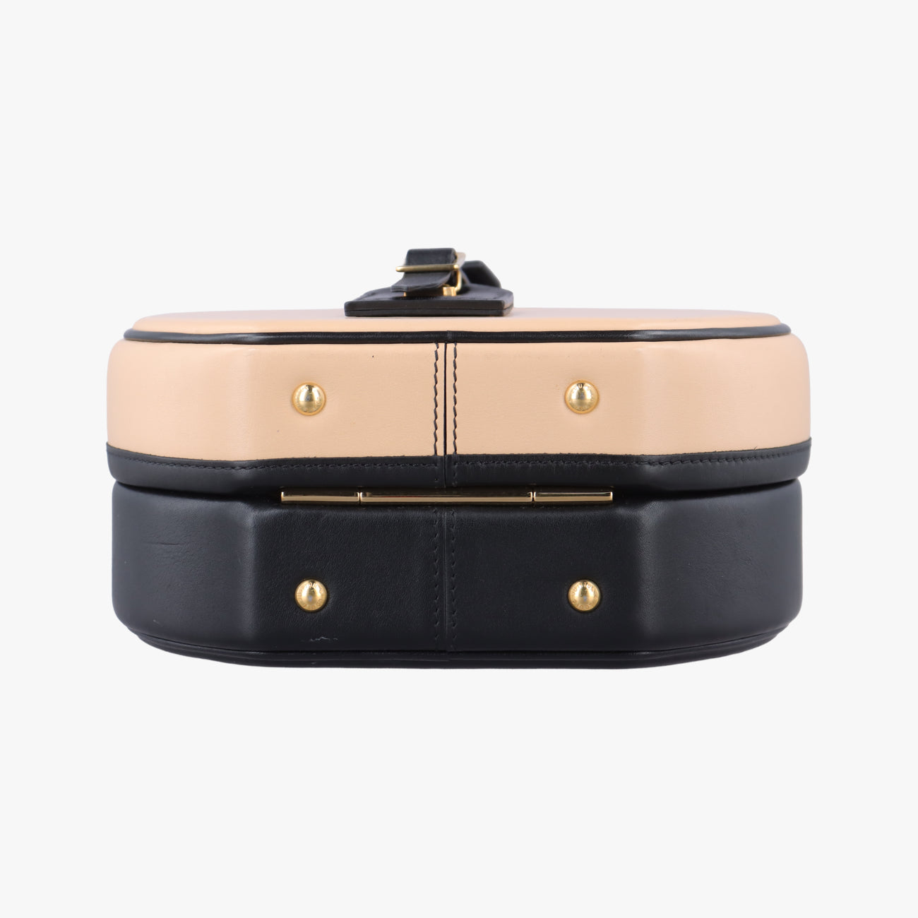 Petite Boite Chapeau BEIGE×BLACK Leather PL0318 ICチップ