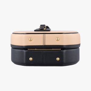 Petite Boite Chapeau BEIGE×BLACK Leather PL0318 ICチップ