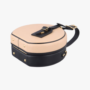 Petite Boite Chapeau BEIGE×BLACK Leather PL0318 ICチップ